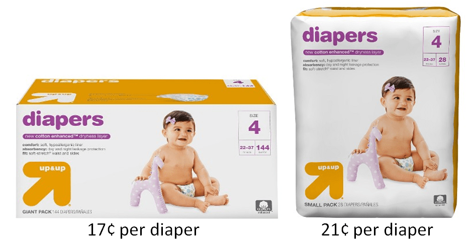 diaper costs
